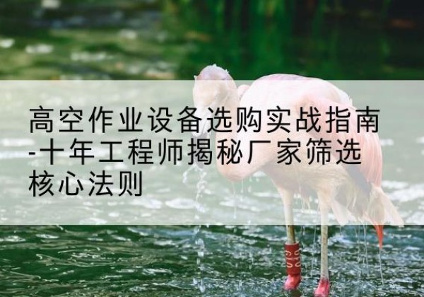 建德剪叉式升降机厂家-高空作业设备选购实战指南-十年工程师揭秘厂家筛选核心法则